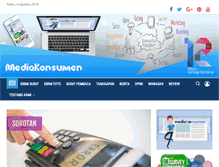 Tablet Screenshot of mediakonsumen.com